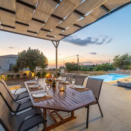 Villa New Luxury Enelia ,with Sunset View !